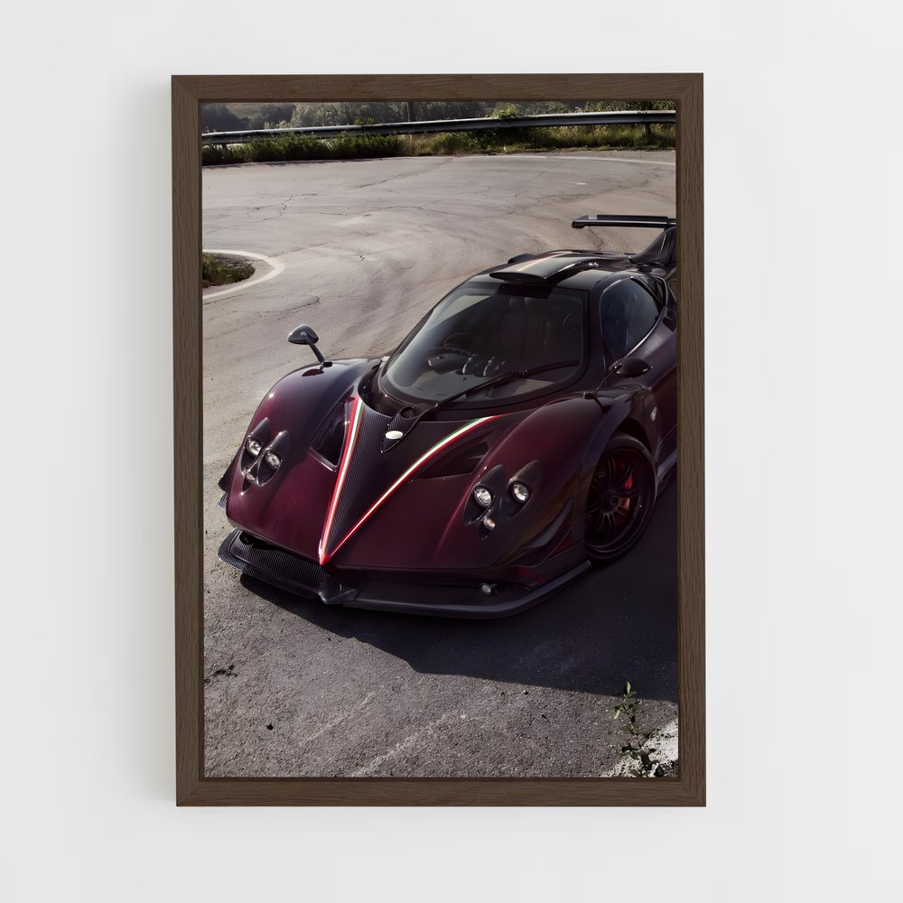 Poster Fusion Écarlate – affiche Pagani (vue 5)